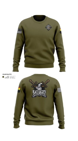 Crew Neck Sweatshirt, B Co 832nd OD BN, , Teamtime, Team time, sublimation, custom sports apparel, team uniforms, spirit wear, spiritwear, sports uniforms, custom shirts, team store, custom team store, fundraiser sports, apparel fundraiser