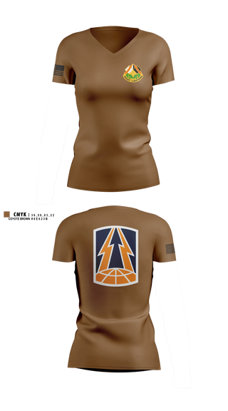 Womens Short Sleeve Vneck Shirt, 335th Signal Command (Theater), Army, Teamtime, Team time, sublimation, custom sports apparel, team uniforms, spirit wear, spiritwear, sports uniforms, custom shirts, team store, custom team store, fundraiser sports, apparel fundraiser