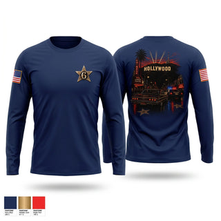 Long Sleeve Performance Shirt, HOLLYWOOD, Police, Teamtime, Team time, sublimation, custom sports apparel, team uniforms, spirit wear, spiritwear, sports uniforms, custom shirts, team store, custom team store, fundraiser sports, apparel fundraiser