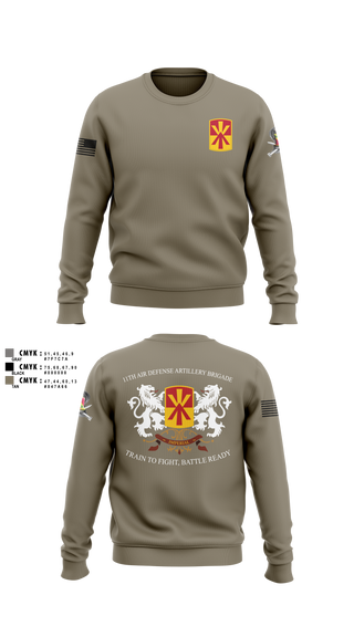 Crew Neck Sweatshirt, Bravo 1-43 ADA, Army, Teamtime, Team time, sublimation, custom sports apparel, team uniforms, spirit wear, spiritwear, sports uniforms, custom shirts, team store, custom team store, fundraiser sports, apparel fundraiser