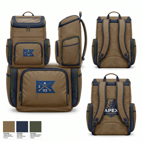 Gear Bag, A co 2/113th IN, National Guard, Teamtime, Team time, sublimation, custom sports apparel, team uniforms, spirit wear, spiritwear, sports uniforms, custom shirts, team store, custom team store, fundraiser sports, apparel fundraiser