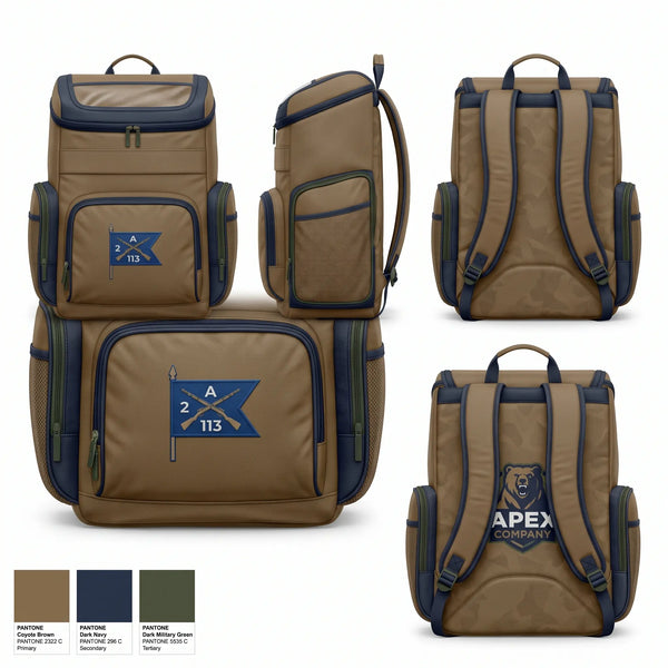 Gear Bag, A co 2/113th IN, National Guard, Teamtime, Team time, sublimation, custom sports apparel, team uniforms, spirit wear, spiritwear, sports uniforms, custom shirts, team store, custom team store, fundraiser sports, apparel fundraiser