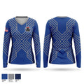 STEMS Women's Long Sleeve V-neck Shirt - 1