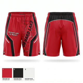 Track Shorts, Orchard Lake St. Mary's, Cross Country, Teamtime, Team time, sublimation, custom sports apparel, team uniforms, spirit wear, spiritwear, sports uniforms, custom shirts, team store, custom team store, fundraiser sports, apparel fundraiser