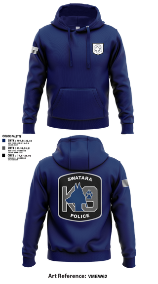 Hoodie, Swatara K9, Police, Teamtime, Team time, sublimation, custom sports apparel, team uniforms, spirit wear, spiritwear, sports uniforms, custom shirts, team store, custom team store, fundraiser sports, apparel fundraiser