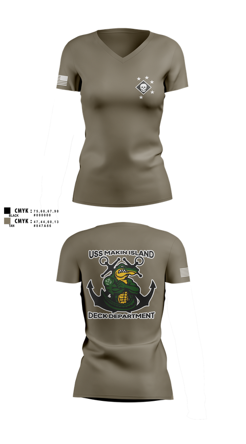 Womens Short Sleeve Vneck Shirt, DECK DEPARTMENT, , Teamtime, Team time, sublimation, custom sports apparel, team uniforms, spirit wear, spiritwear, sports uniforms, custom shirts, team store, custom team store, fundraiser sports, apparel fundraiser