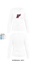 Two Harbors High School Golf 34960318 Women's Long Sleeve V-neck Shirt - 15