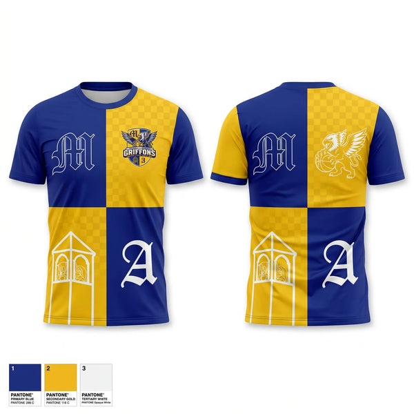 Short Sleeve Performance Shirt, Marshall Academy Basketball, Men's Basketball, Teamtime, Team time, sublimation, custom sports apparel, team uniforms, spirit wear, spiritwear, sports uniforms, custom shirts, team store, custom team store, fundraiser sports, apparel fundraiser
