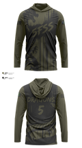 5 FSS Long Sleeve Performance Shirt with hood - 2
