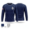 Wright Patterson Air Force Base Police Department Long Sleeve Performance Shirt - 1