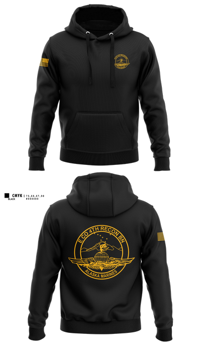 E co 4th recon bn 59087150 Hoodie - 1