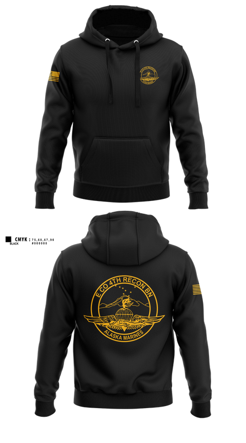 Hoodie, E co 4th recon bn, Marines, Teamtime, Team time, sublimation, custom sports apparel, team uniforms, spirit wear, spiritwear, sports uniforms, custom shirts, team store, custom team store, fundraiser sports, apparel fundraiser