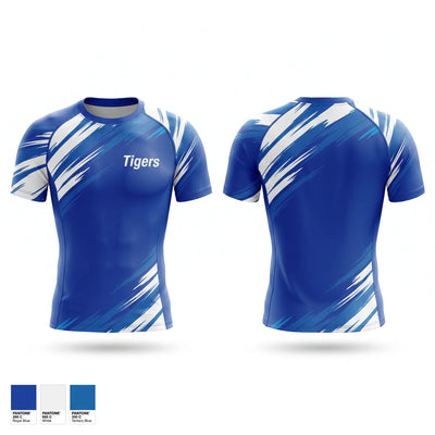 Tigers Short Sleeve Rash Guard Shirt - 1