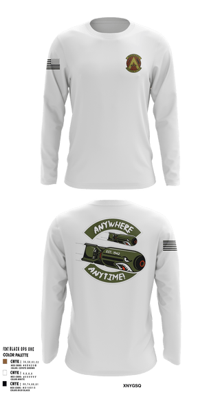 Long Sleeve Performance Shirt, 340th Flying Training Group, Air Force, Teamtime, Team time, sublimation, custom sports apparel, team uniforms, spirit wear, spiritwear, sports uniforms, custom shirts, team store, custom team store, fundraiser sports, apparel fundraiser