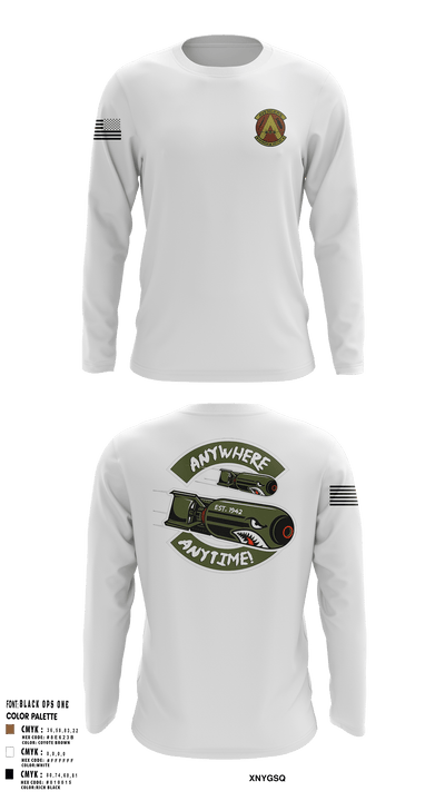 340th Flying Training Group 94922399 Long Sleeve Performance Shirt - 3