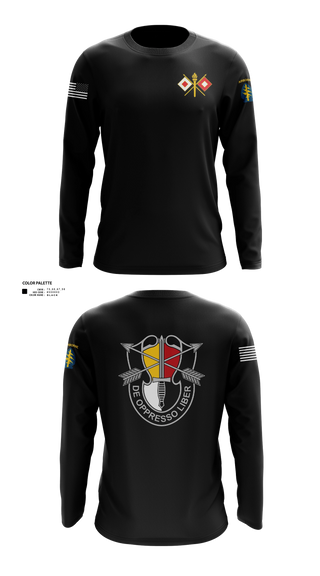 Long Sleeve Performance Shirt, HHC 3SFG, Army, Teamtime, Team time, sublimation, custom sports apparel, team uniforms, spirit wear, spiritwear, sports uniforms, custom shirts, team store, custom team store, fundraiser sports, apparel fundraiser