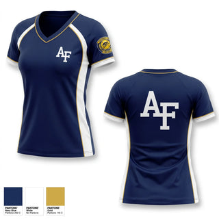 Womens Short Sleeve Vneck Shirt, AF Panthers, Softball, Teamtime, Team time, sublimation, custom sports apparel, team uniforms, spirit wear, spiritwear, sports uniforms, custom shirts, team store, custom team store, fundraiser sports, apparel fundraiser