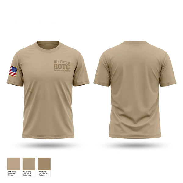 Old School Cotton Feel Shirt, Air Force ROTC Detachment 195, Air Force, Teamtime, Team time, sublimation, custom sports apparel, team uniforms, spirit wear, spiritwear, sports uniforms, custom shirts, team store, custom team store, fundraiser sports, apparel fundraiser
