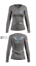 3DSB H2F 7758267 Women's Long Sleeve V-neck Shirt - 11