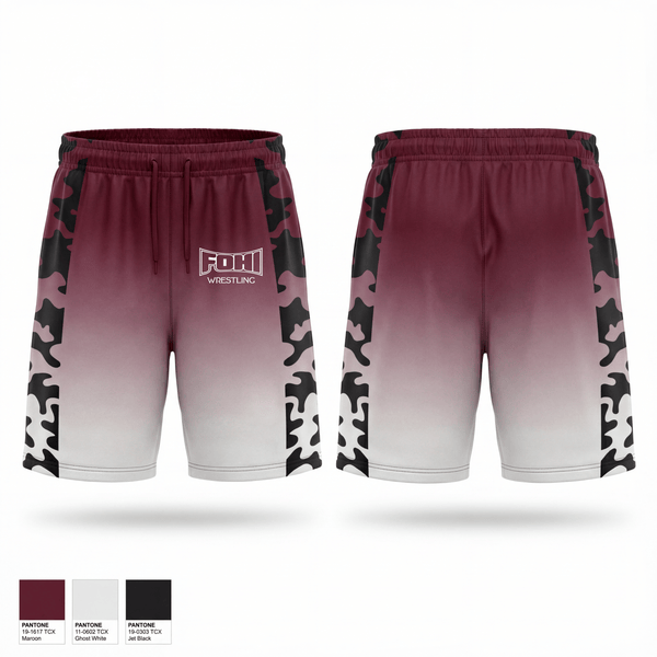 Athletic Shorts With Pockets, Fontana High School, Wrestling, Teamtime, Team time, sublimation, custom sports apparel, team uniforms, spirit wear, spiritwear, sports uniforms, custom shirts, team store, custom team store, fundraiser sports, apparel fundraiser