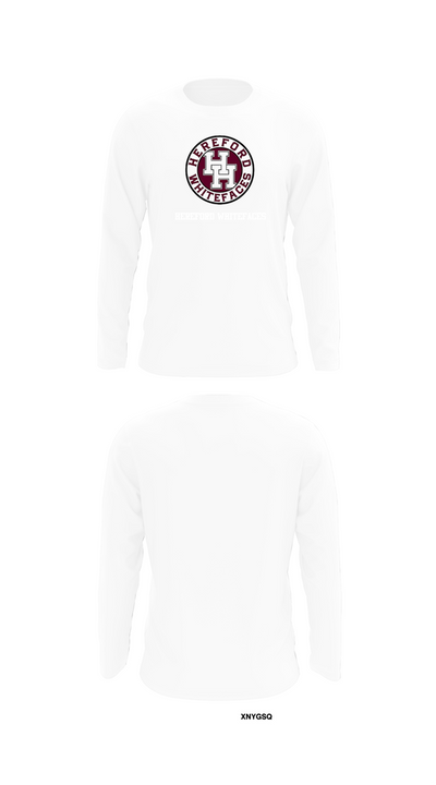 Hereford Whitefaces 43797089 Long Sleeve Performance Shirt 8