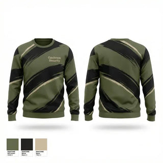 Crew Neck Sweatshirt, Opulence Security, , Teamtime, Team time, sublimation, custom sports apparel, team uniforms, spirit wear, spiritwear, sports uniforms, custom shirts, team store, custom team store, fundraiser sports, apparel fundraiser