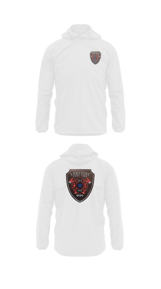 Windbreaker, Lakeside fire, Fire Department, Teamtime, Team time, sublimation, custom sports apparel, team uniforms, spirit wear, spiritwear, sports uniforms, custom shirts, team store, custom team store, fundraiser sports, apparel fundraiser