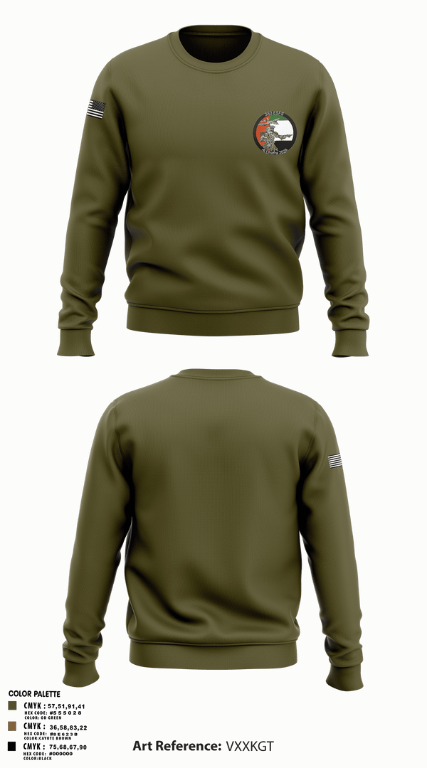 Crew Neck Sweatshirt, 380 ESFS, Air Force, Teamtime, Team time, sublimation, custom sports apparel, team uniforms, spirit wear, spiritwear, sports uniforms, custom shirts, team store, custom team store, fundraiser sports, apparel fundraiser