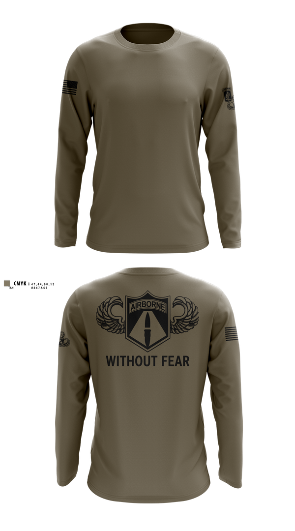 Long Sleeve Performance Shirt, 4-319 AFAR, Assassin Battery, Army, Teamtime, Team time, sublimation, custom sports apparel, team uniforms, spirit wear, spiritwear, sports uniforms, custom shirts, team store, custom team store, fundraiser sports, apparel fundraiser