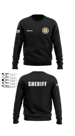 Crew Neck Sweatshirt, Bollinger County Sheriff’s Office, Police, Teamtime, Team time, sublimation, custom sports apparel, team uniforms, spirit wear, spiritwear, sports uniforms, custom shirts, team store, custom team store, fundraiser sports, apparel fundraiser