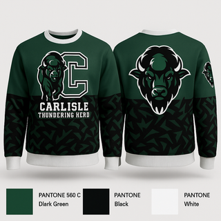 Crew Neck Sweatshirt, Carlisle Thundering Herd, , Teamtime, Team time, sublimation, custom sports apparel, team uniforms, spirit wear, spiritwear, sports uniforms, custom shirts, team store, custom team store, fundraiser sports, apparel fundraiser