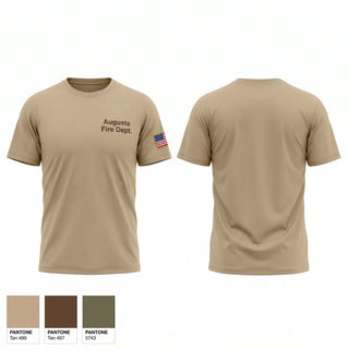 Old School Cotton Feel Shirt, Augusta Fire Dept., Fire Department, Teamtime, Team time, sublimation, custom sports apparel, team uniforms, spirit wear, spiritwear, sports uniforms, custom shirts, team store, custom team store, fundraiser sports, apparel fundraiser