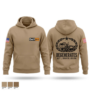 Hoodie, Det 1, Grim 106 BSB, National Guard, Teamtime, Team time, sublimation, custom sports apparel, team uniforms, spirit wear, spiritwear, sports uniforms, custom shirts, team store, custom team store, fundraiser sports, apparel fundraiser