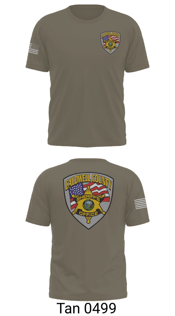 Short Sleeve Performance Shirt, Caldwell County Sheriff's Office, , Teamtime, Team time, sublimation, custom sports apparel, team uniforms, spirit wear, spiritwear, sports uniforms, custom shirts, team store, custom team store, fundraiser sports, apparel fundraiser