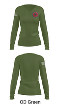 208th MCAS 6752981 Women's Long Sleeve V-neck Shirt - 54