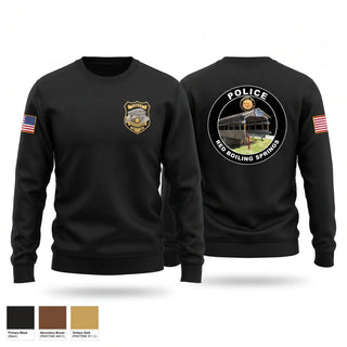Crew Neck Sweatshirt, Red Boiling Springs Police Department, Police, Teamtime, Team time, sublimation, custom sports apparel, team uniforms, spirit wear, spiritwear, sports uniforms, custom shirts, team store, custom team store, fundraiser sports, apparel fundraiser