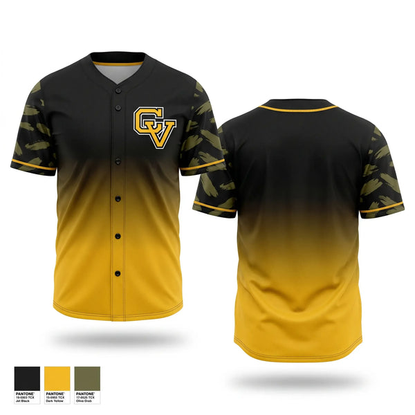 Full Button Baseball Jersey, Capistrano Valley Cougars, Baseball, Teamtime, Team time, sublimation, custom sports apparel, team uniforms, spirit wear, spiritwear, sports uniforms, custom shirts, team store, custom team store, fundraiser sports, apparel fundraiser