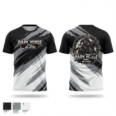 DARK HORSE MMA/JIU JITSU 63851322 Short Sleeve Rash Guard Shirt - 4