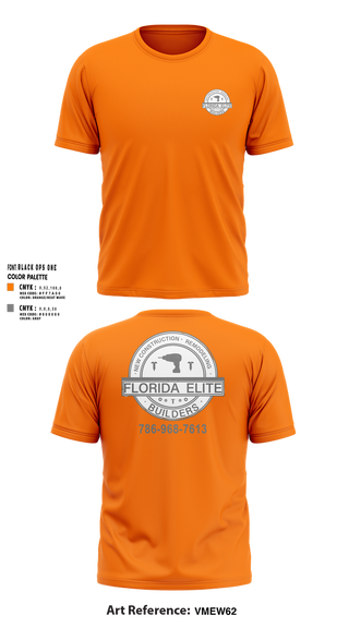 Short Sleeve Performance Shirt, Florida Elite Builders, , Teamtime, Team time, sublimation, custom sports apparel, team uniforms, spirit wear, spiritwear, sports uniforms, custom shirts, team store, custom team store, fundraiser sports, apparel fundraiser