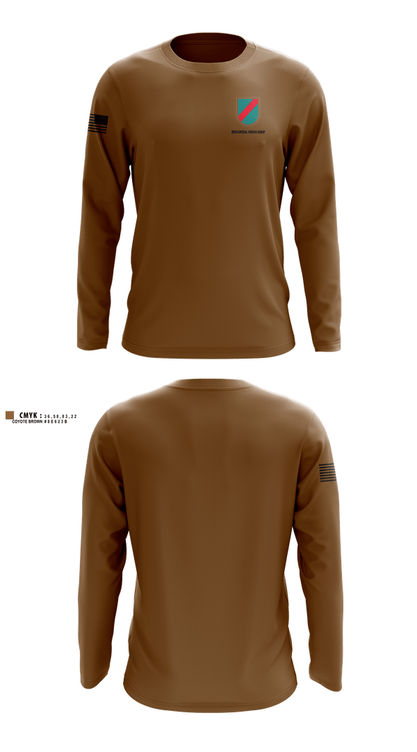 Long Sleeve Performance Shirt, 20th Special Forces Group, Army, Teamtime, Team time, sublimation, custom sports apparel, team uniforms, spirit wear, spiritwear, sports uniforms, custom shirts, team store, custom team store, fundraiser sports, apparel fundraiser