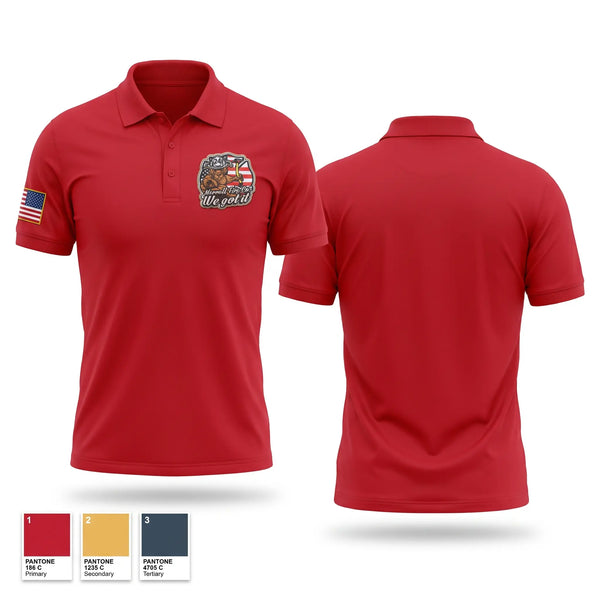 Short Sleeve Performance Polo, Morrell Volunteer Fire Company, Fire Department, Teamtime, Team time, sublimation, custom sports apparel, team uniforms, spirit wear, spiritwear, sports uniforms, custom shirts, team store, custom team store, fundraiser sports, apparel fundraiser
