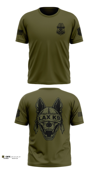 Short Sleeve Performance Shirt, LAX Canine Enforcement Officer, Police, Teamtime, Team time, sublimation, custom sports apparel, team uniforms, spirit wear, spiritwear, sports uniforms, custom shirts, team store, custom team store, fundraiser sports, apparel fundraiser