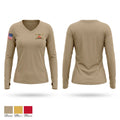 36th DIVARTY Women's Long Sleeve V-neck Shirt - 1