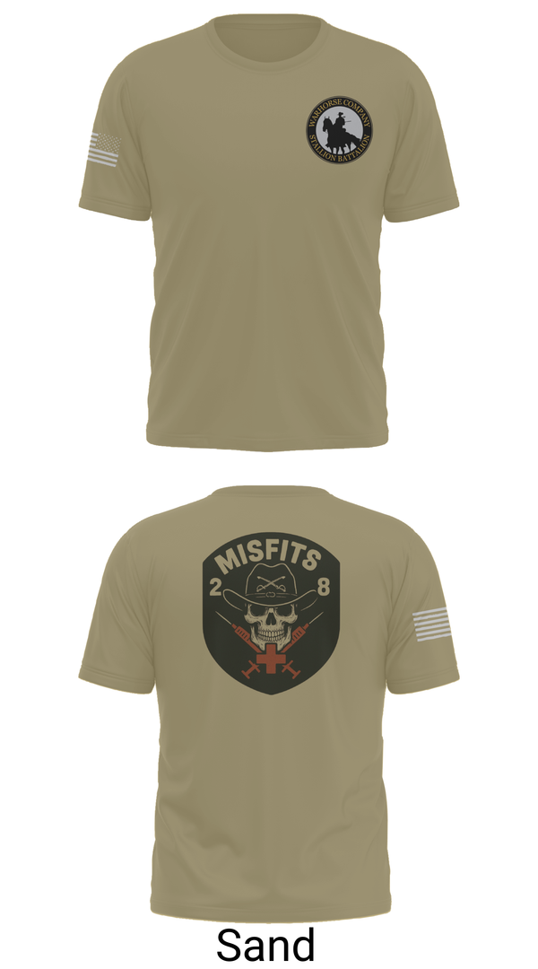 Old School Cotton Feel Shirt, 2-8 Cav, HHC, Medic Platoon, , Teamtime, Team time, sublimation, custom sports apparel, team uniforms, spirit wear, spiritwear, sports uniforms, custom shirts, team store, custom team store, fundraiser sports, apparel fundraiser