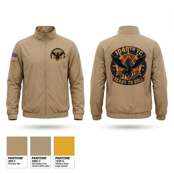 Windbreaker, 1049th Transportation Company, Army, Teamtime, Team time, sublimation, custom sports apparel, team uniforms, spirit wear, spiritwear, sports uniforms, custom shirts, team store, custom team store, fundraiser sports, apparel fundraiser
