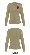 100 Battalion 442 Infantry 61089224 Women's Long Sleeve V-neck Shirt - 97