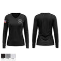 SEMLEC Mobile Operations Women's Long Sleeve V-neck Shirt - 1