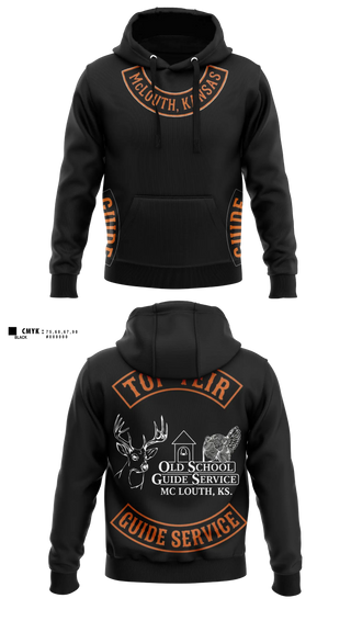 Hoodie, Old School Guide Service, , Teamtime, Team time, sublimation, custom sports apparel, team uniforms, spirit wear, spiritwear, sports uniforms, custom shirts, team store, custom team store, fundraiser sports, apparel fundraiser