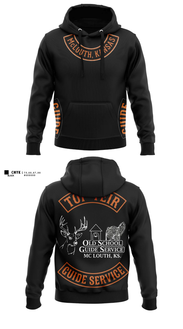 Hoodie, Old School Guide Service, , Teamtime, Team time, sublimation, custom sports apparel, team uniforms, spirit wear, spiritwear, sports uniforms, custom shirts, team store, custom team store, fundraiser sports, apparel fundraiser