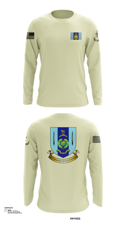 40 Royal marine commando 16460352 Long Sleeve Performance Shirt 103